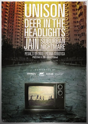 Unison, promocija JAIN EP.a, Deer in the Headlights & Suburban Nightmare