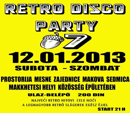 Retro disco party