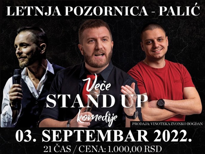 Veče stendap komedije - Srđan Olman, Srđan Jovanović i Andrija Dabanović