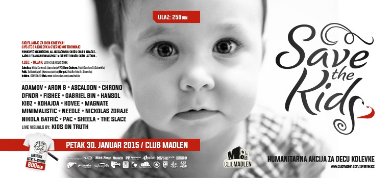 Humanitarna žurka za decu Kolevke - Save the kids 2015