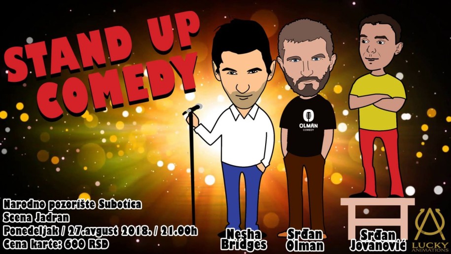 Stand up: Neša Bridges i dva Srđana