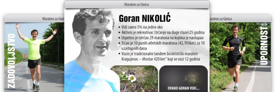 55 maratona za 55 uzastopnih dana - podrška maratoncu za Ginisa