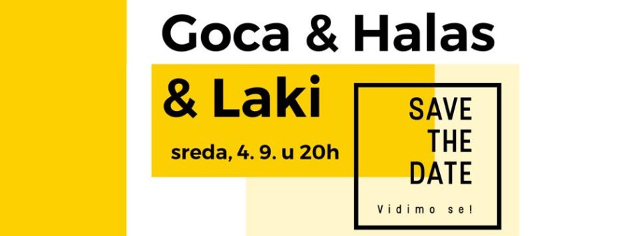 Koncert: Goca & Halas & Laki