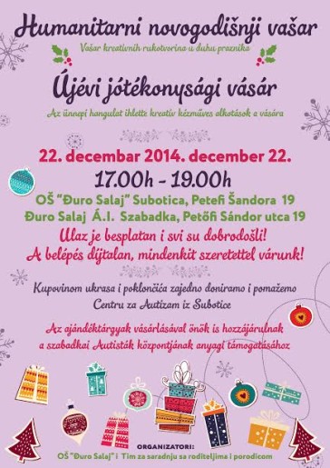 Humanitarni Novogodišnji vašar za decu sa autizmom