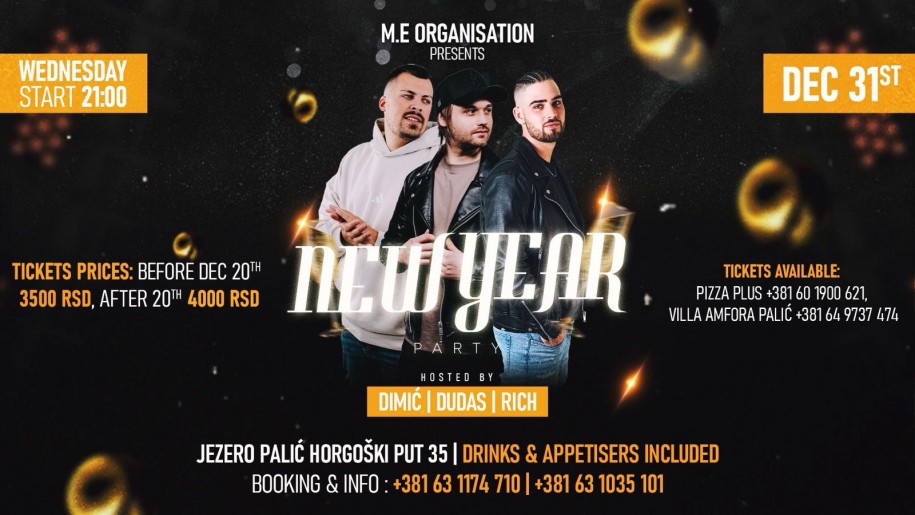 Doček Nove godine - Jezero Cafe #NG2026