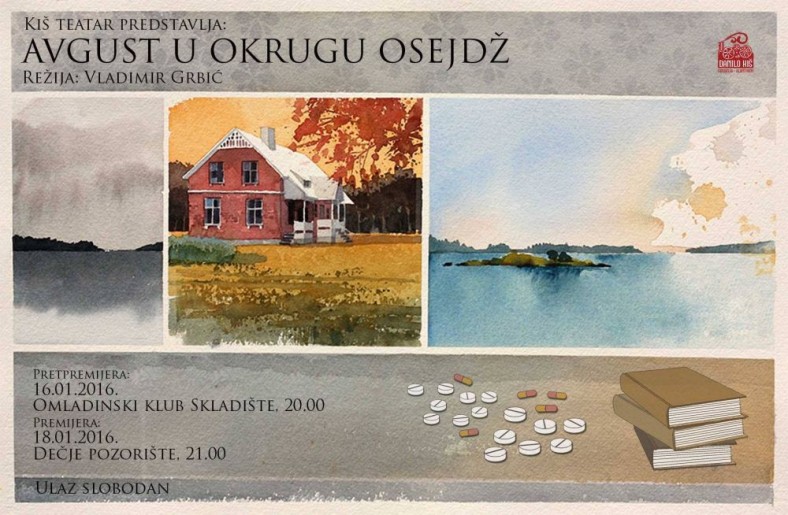 Premijera predstave: Avgust u okrugu Osejdž