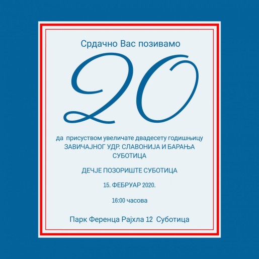 Завичајно Удружење Славонија и Барања - Суботица