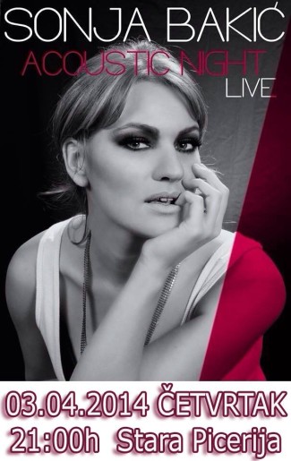 Sonja Bakić - acoustic night live