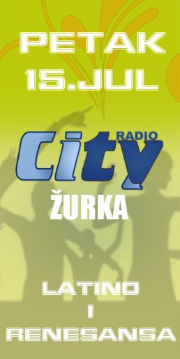 Velika žurka u Engelsovoj - promocija City radija