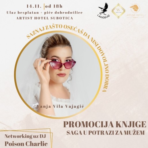 Promocija knjige "Saga u potrazi za mužem" autorke Vanje Vile Vajagić