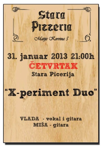 X-periment duo - akustična svirka