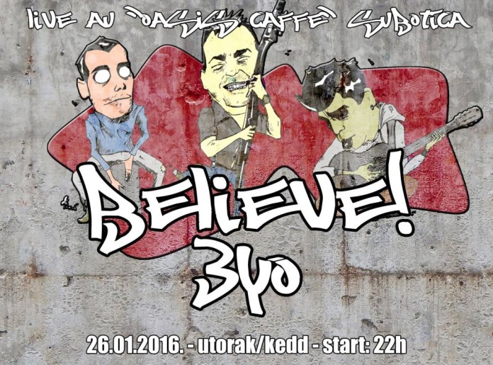 Akustična svirka: Believe trio