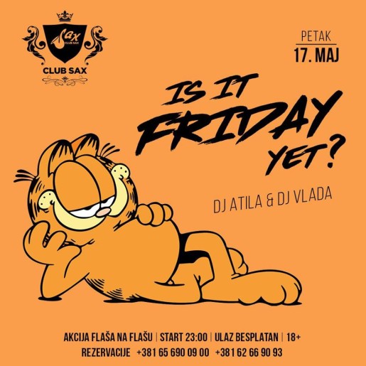 Is it friday yet?