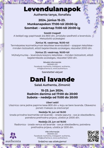 Dani lavande (15-24. jun)