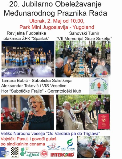 Јubilarno 20. obležavanje Međunarodnog praznika rada