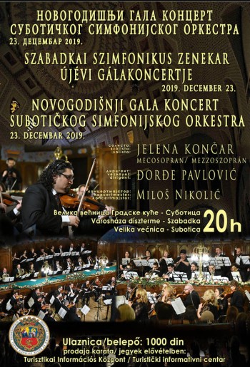 Novogodišnji gala koncert Subotičkog simfonijskog orkestra