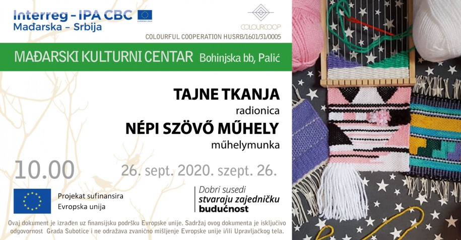 Radionica: Tajne tkanja - Népi szövő műhely