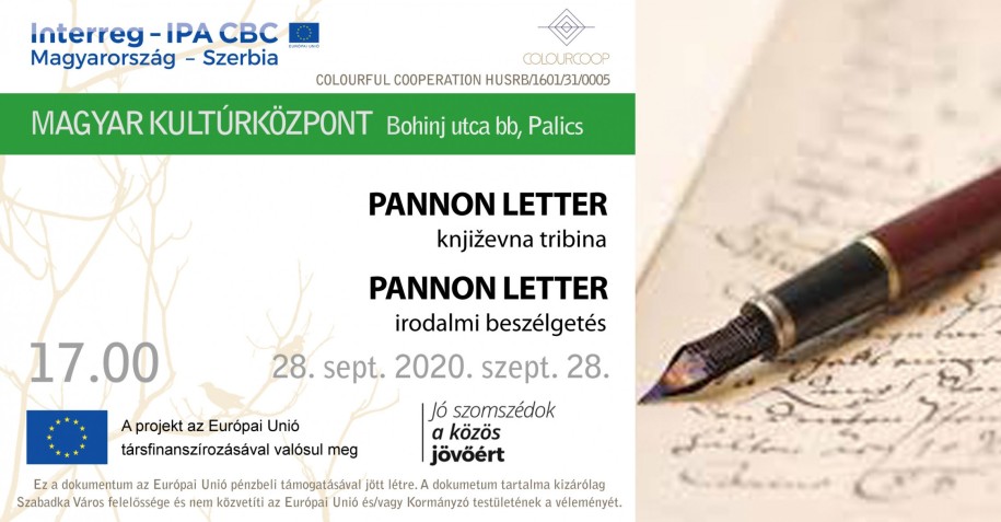 Književna tribina: Pannon letter