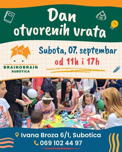 Dan otvorenih vrata Edukativnog centra Brainobrain Subotica