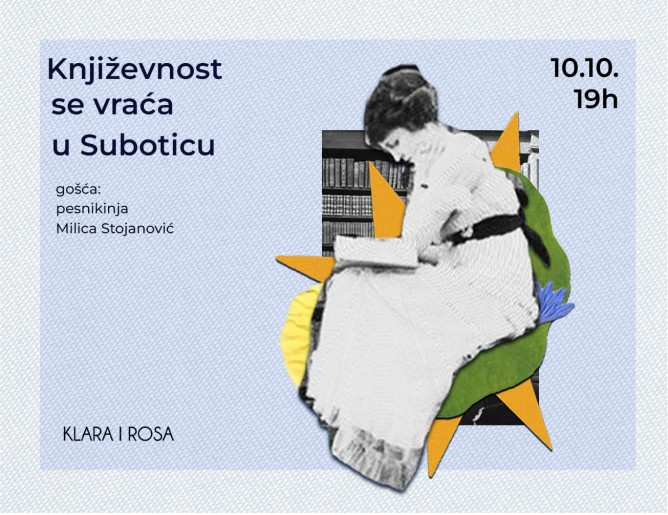 Književnost se vraća u Suboticu: Milica Stojanović