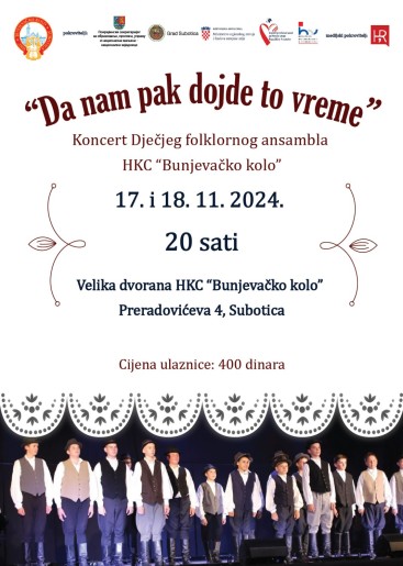 Koncert dječjeg folkornog ansambla