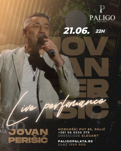 Jovan Perišić u Paligo Palati