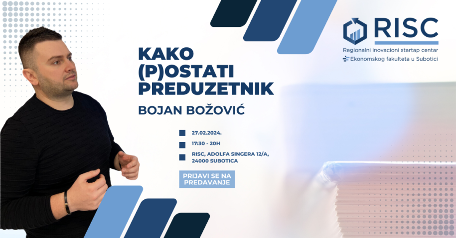 Besplatno predavanje: Kako postati preduzetnik