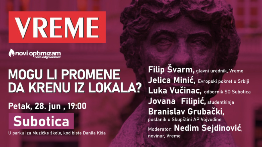 Tribina nedeljnika „Vreme“: Mogu li promene da krenu iz lokala?