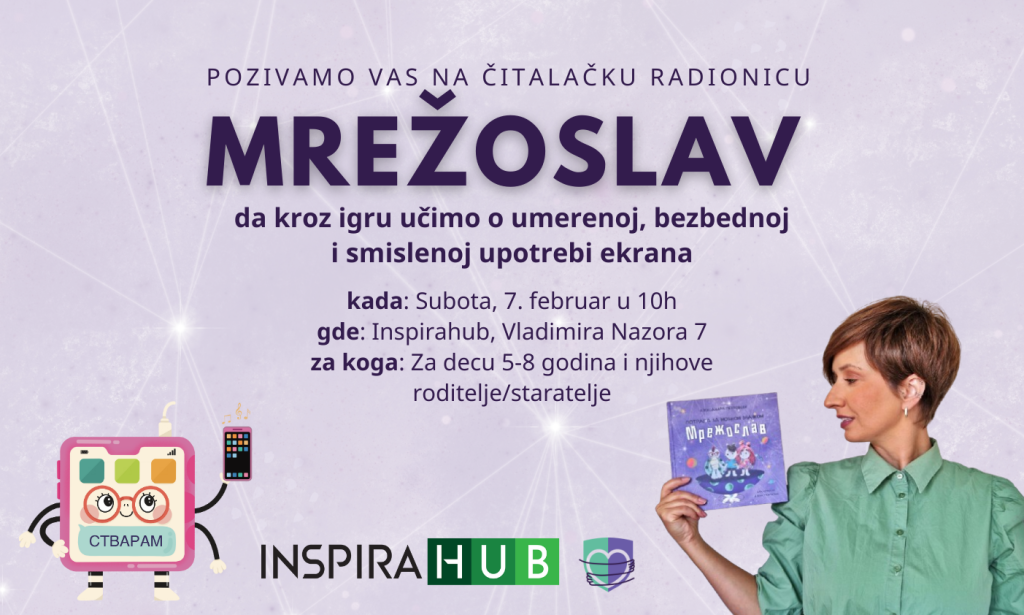 Čitalačka radionica za decu i roditelje – MREŽOSLAV