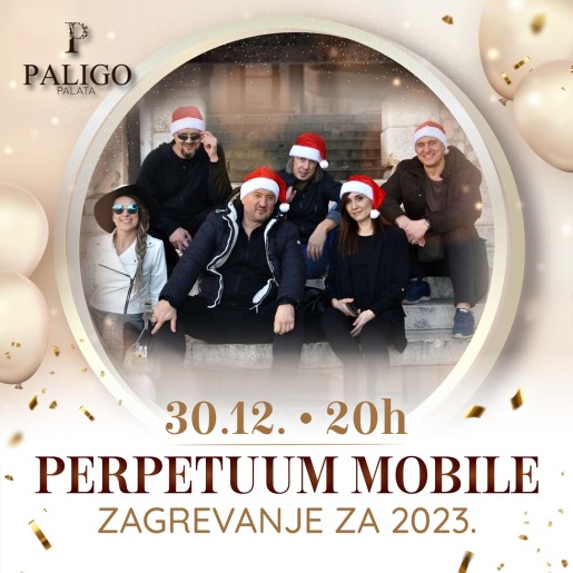 Zagrevanje za 2023. godinu uz Perpetuum mobile bend