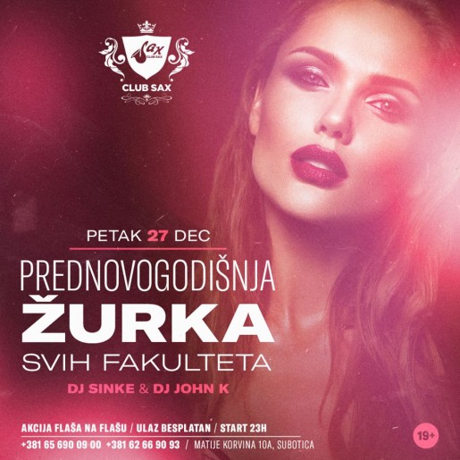 Prednovogodišnja žurka svih fakulteta