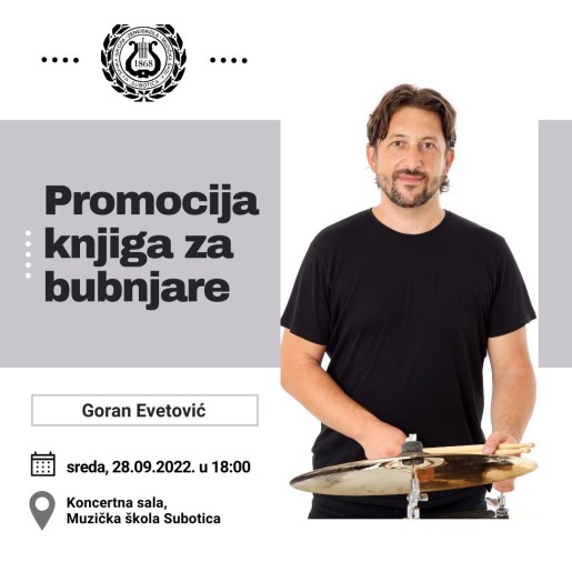 Promocija udžbenika Gorana Evetovića za bubnjare i učenike udaraljki