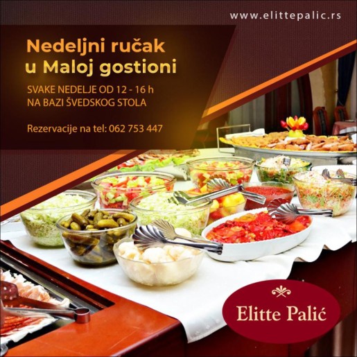 Nedeljni ručak u Maloj gostioni na Paliću