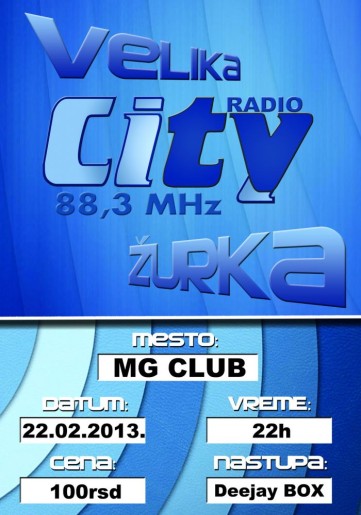 Velika City žurka