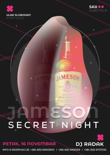 Jameson secret night