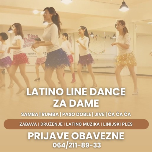 Promotivan čas Latino Line plesa za dame