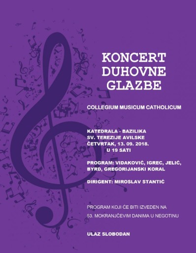 Koncert subotičkog hora "Collegium Musicum Catholicum"