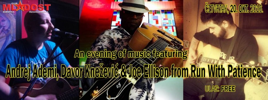 An evening of music featuring Andrej, Davor & Joe Ellison