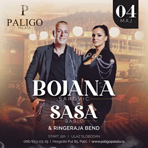 Bojana Šarović & Saša Babić i Ringeraja Bend.