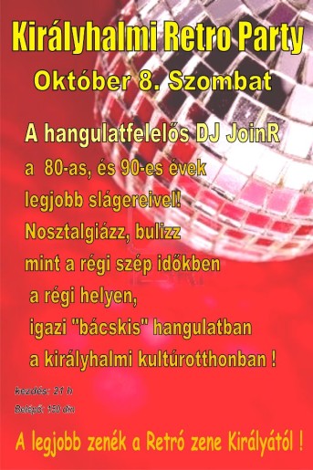 Királyhalmi Retro Party