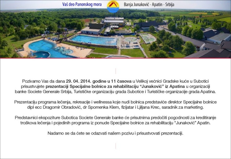 Prezentacija Banje Junaković iz Apatina