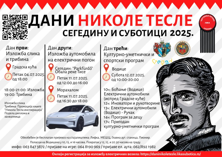 Dani Nikole Tesle u Subotici i Segedinu