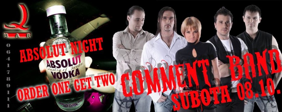 ABSOLUT NIGHT & COMMENT BAND