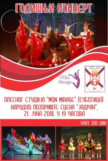 Godišnji koncert studije estradnog plesa ,,Mon Mirage"
