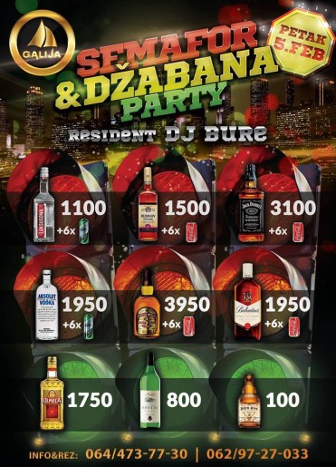 Semafor & džabana party