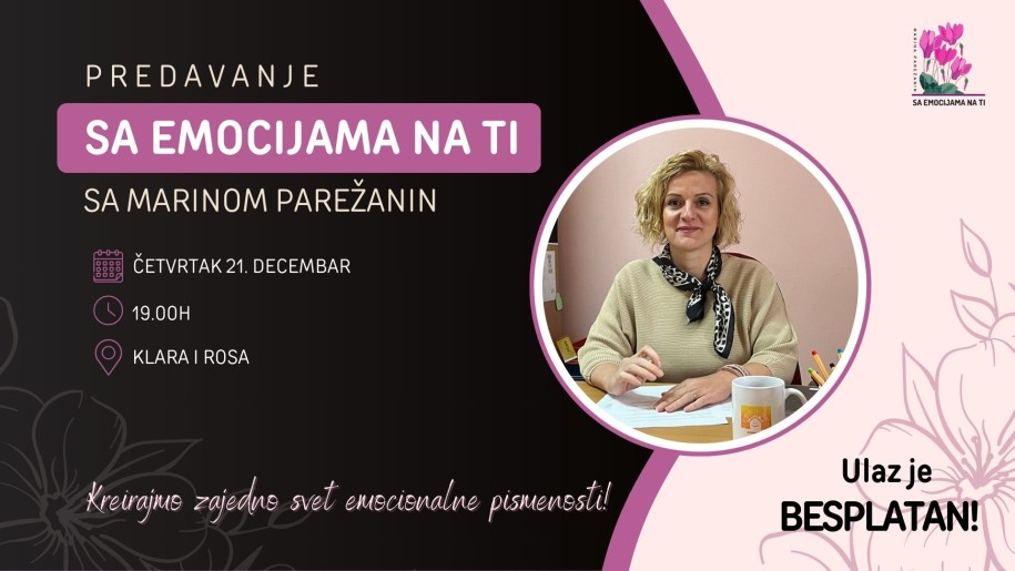 Predavanje - Sa emocijama na Ti