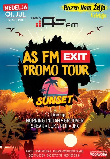 AS FM EXIT promo tour