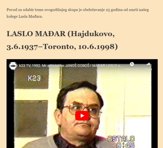16. Subotički arhivski dan
