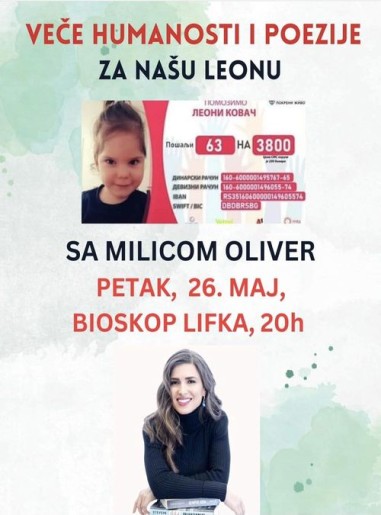 Veče humanosti za Leonu
