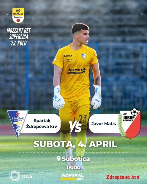 Fudbal: Spartak - Javor Matis